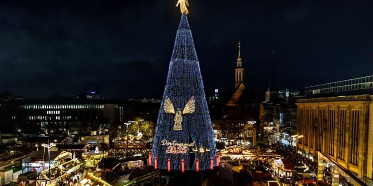 Dortmund Noel Pazarı’nda Rekor Işık Şöleni!