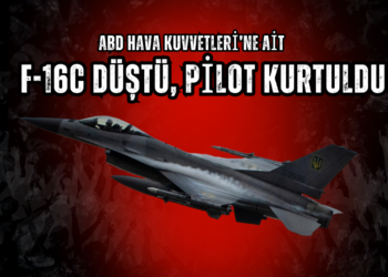 ABD Hava Kuvvetleri’ne Ait F-16C Eğitim Uçuşunda Düştü: Pilot Kurtarıldı