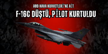 ABD Hava Kuvvetleri’ne Ait F-16C Eğitim Uçuşunda Düştü: Pilot Kurtarıldı