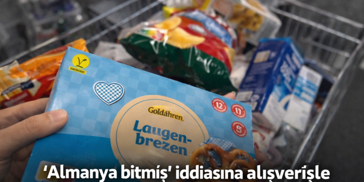 “Almanya bitmiş” iddiasına alışverişle yanıt: 122 Euro’ya 57 parça ürün aldı