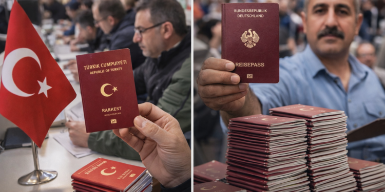 Gurbetçiler Türk Pasaportuna Mesafeli