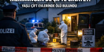 Memmingen’de Çifte Cinayet: Yaşlı Çift Evlerinde Ölü Bulundu