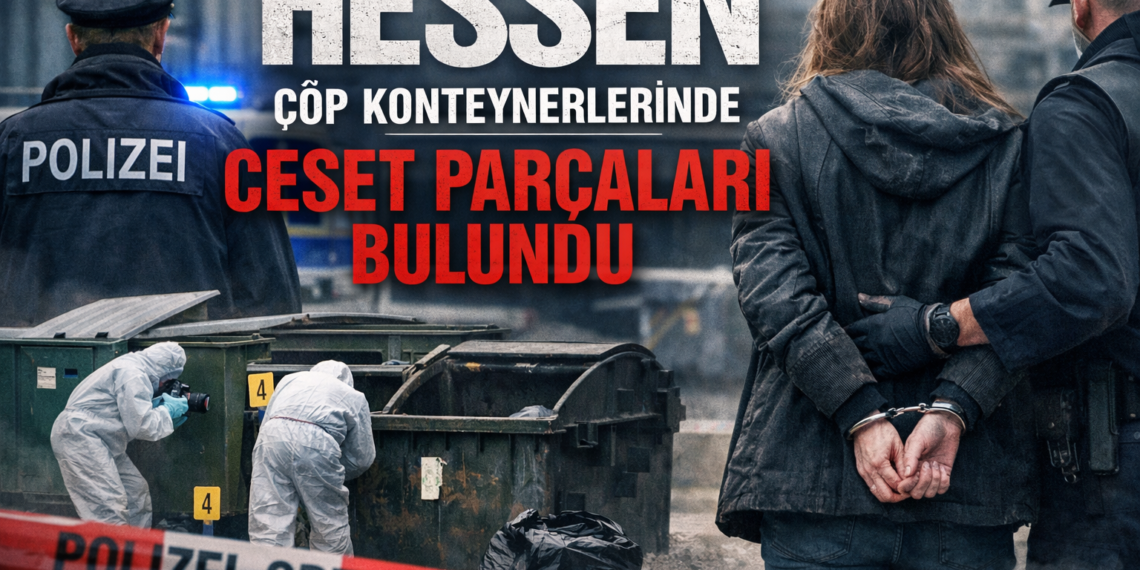 Hessen Çöp Konteynerlerinde Ceset Parçaları Bulundu: 39 Yaşındaki Kadın Sınırda Yakalandı