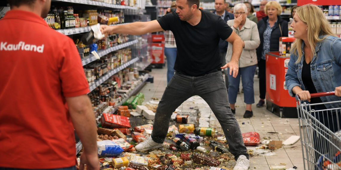 Altenburg Kaufland Olayı: 27 Yaşındaki Erkek Market İçinde Ürünleri Yere Attı