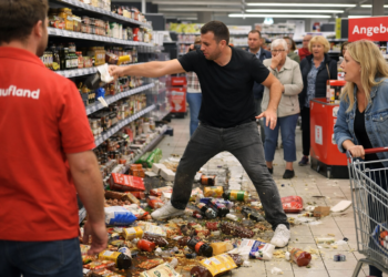 Altenburg Kaufland Olayı: 27 Yaşındaki Erkek Market İçinde Ürünleri Yere Attı