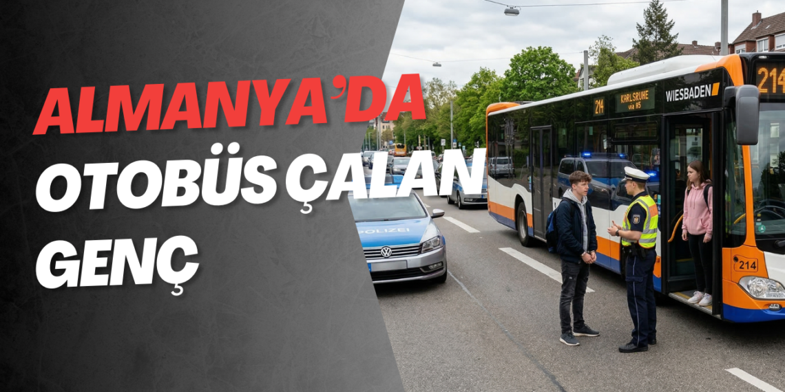 Almanya’da Otobüs Çalan Genç 130 Kilometre Yol Yaptı