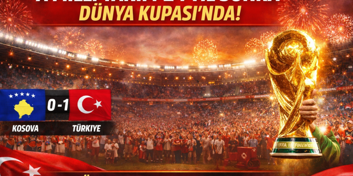 A Milli Takım Dünya Kupası’nda! Türkiye 24 Yıl Sonra Tarih Yazdı