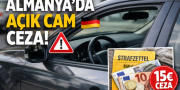 Almanya’da Açık Cam Cezası: Park Halindeki Araçlar İçin 15 Euro Uyarısı