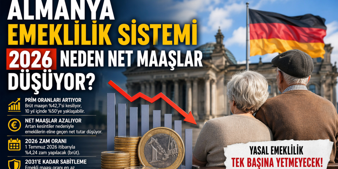 Almanya Emeklilik Sistemi 2026: Net Maaşlar Neden Düşüyor?