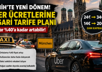 Münih Uber fiyat düzenlemesi: Yeni tarifeler ulaşımı nasıl etkileyecek?