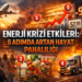 Enerji Krizi Etkileri: 6 Adımda Artan Hayat Pahalılığı