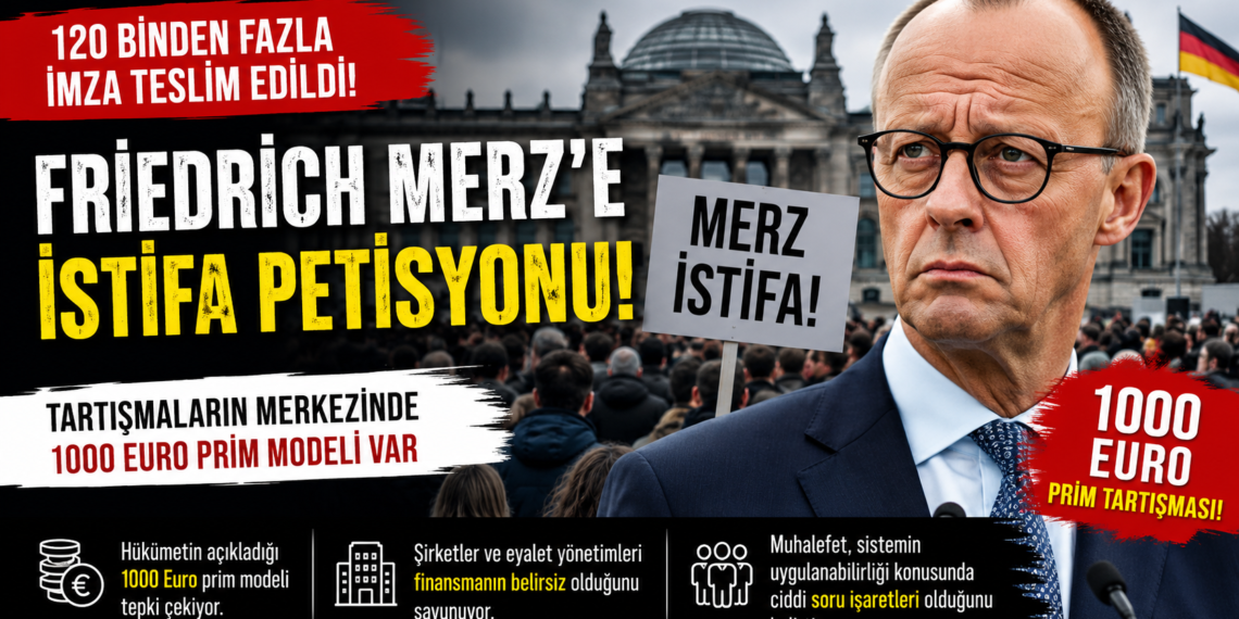 Friedrich Merz İstifa Petisyonu: 120 Binden Fazla İmza ve 1000 Euro Prim Tartışması