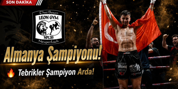 Almanya Şampiyonu Arda Türk Bayrağını Zirveye Taşıdı