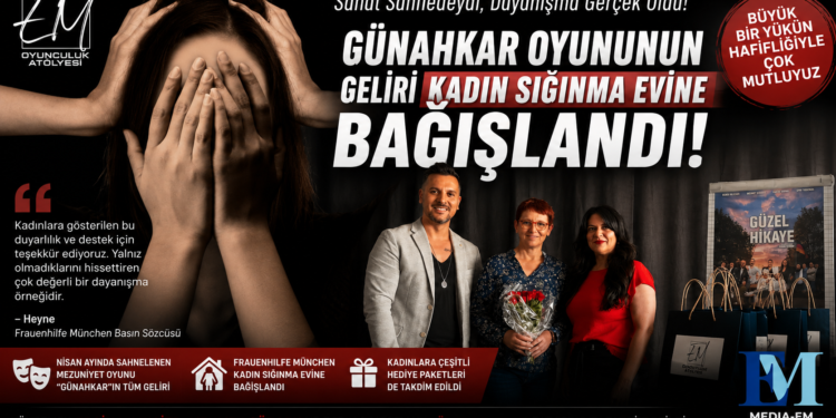 Günahkar Oyununun Geliri Kadın Sığınma Evine Bağışlandı