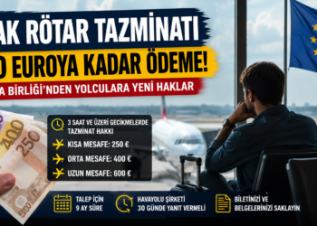 Uçak Rötar Tazminatı 2026: Avrupa Birliği’nden Türkiye’ye Seyahat Eden Yolculara 600 Euroya Kadar Tazminat Hakkı