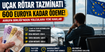 Uçak Rötar Tazminatı 2026: Avrupa Birliği’nden Türkiye’ye Seyahat Eden Yolculara 600 Euroya Kadar Tazminat Hakkı