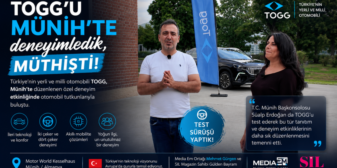 TOGG Münih Deneyim Etkinliği:Yerli ve Milli Otomobil Münih’te Büyük İlgi Gördü