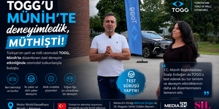 TOGG Münih Deneyim Etkinliği:Yerli ve Milli Otomobil Münih’te Büyük İlgi Gördü