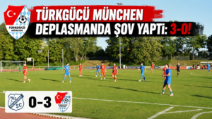 Türkgücü München deplasmanda 3-0 kazandığı maçta Kirchheimer SC karşısında sahadan galibiyetle ayrıldı.