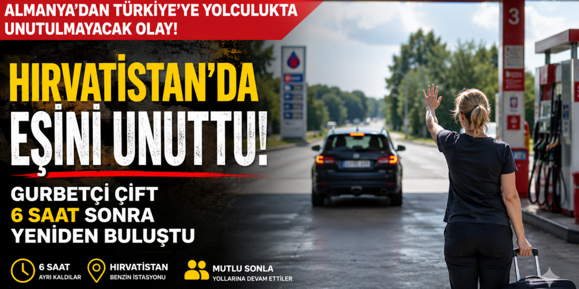 Hırvatistan’da Eşini Unuttu: Gurbetçi Çift 6 Saat Sonra Yeniden Buluştu