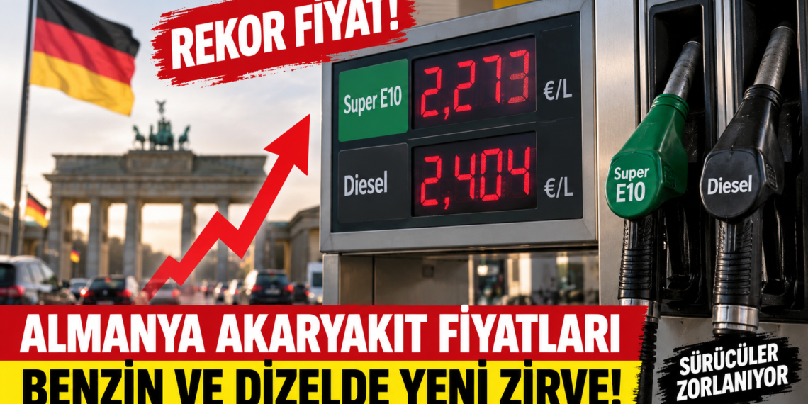 Almanya Akaryakıt Fiyatları Rekor Kırdı: Benzin ve Dizel Ne Kadar?