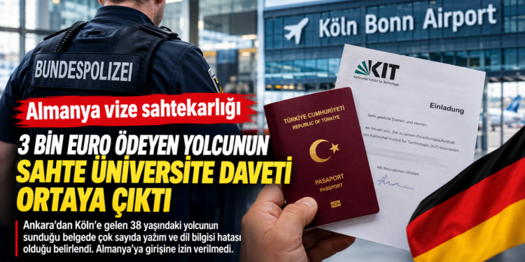 Almanya Vize Sahtekarlığı: 3 Bin Euro Ödeyen Yolcunun Sahte Üniversite Daveti Ortaya Çıktı
