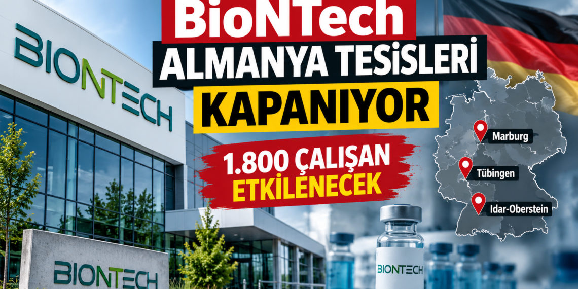 BioNTech Almanya Tesisleri Kapanıyor: 1.800 Çalışan Etkilenecek