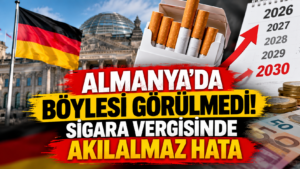 Almanya tütün vergisi skandalı: 2030 yılına kadar planlanan sigara vergisi artışları yasa hatası nedeniyle 2026'da yürürlüğe girdi.