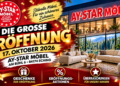 AY-STAR Möbel Eching Açılışı 17 Ekim’de! Büyük Fırsatlar