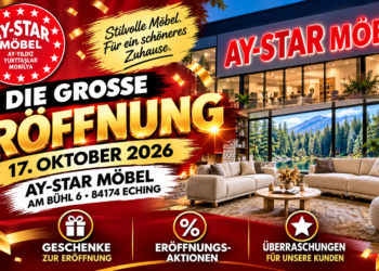 AY-STAR Möbel Eching Açılışı 17 Ekim’de! Büyük Fırsatlar